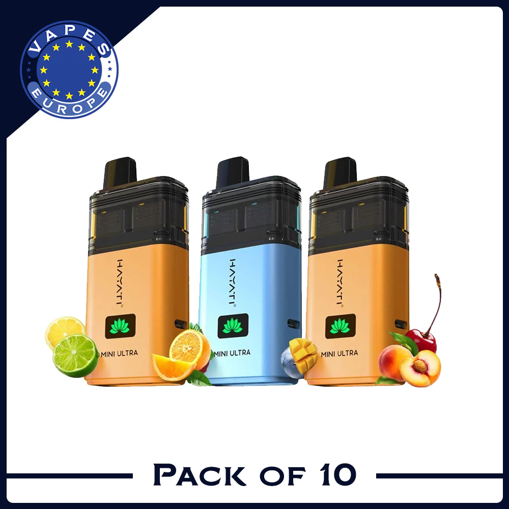 Hayati Mini Ultra 1500 Züge Einweg-Pod (10er-Packung)
